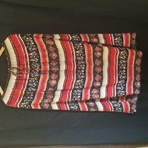 Multicolored maxi skirt